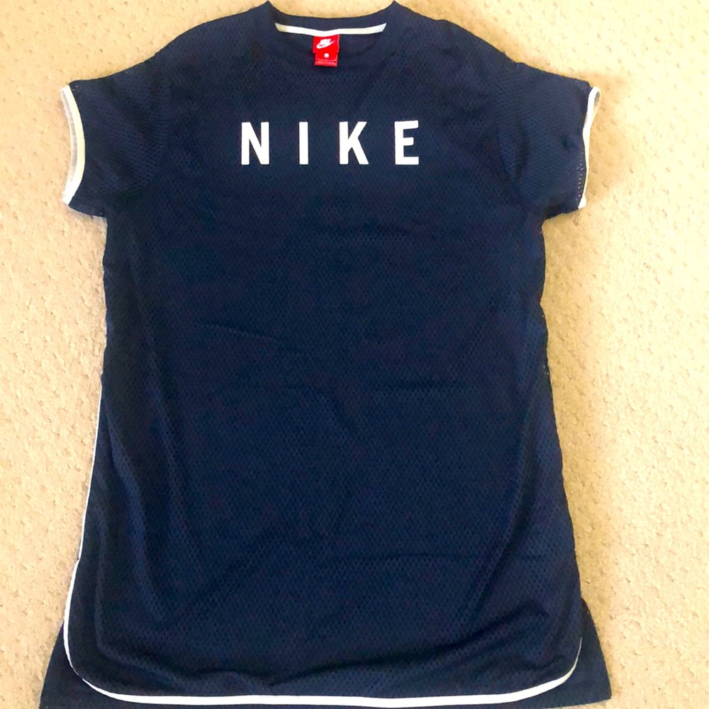 Blue Nike eyelet dress